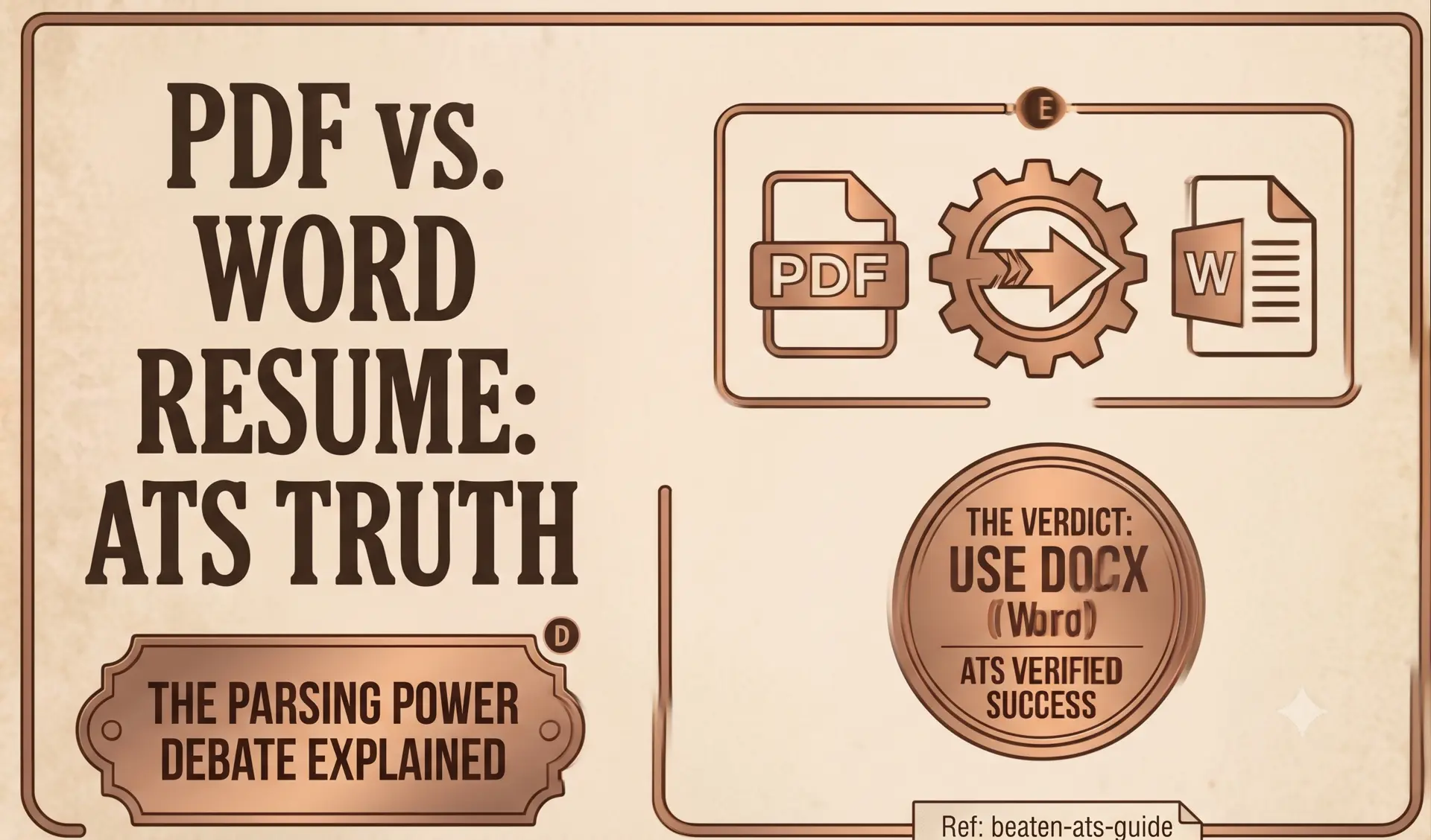 PDF vs. Word Resume: The Brutal Truth About ATS File Formats